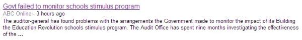 Audit slams Rudd- Google News_1273031462427 Audit slams Rudd- Google News_1273031462427