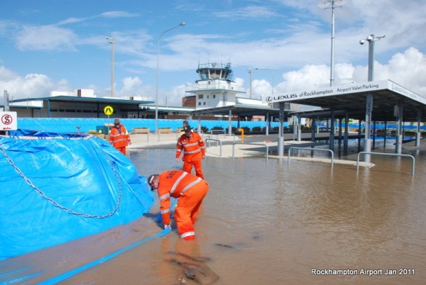 The Fitroy River checks in at Rockhampton, and is denied boarding photo David Blackwell