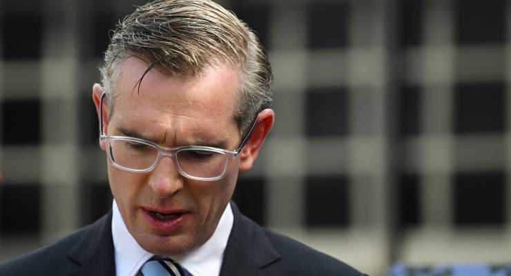 NSW Premier Dominic Perrottet apologises in Sydney on Friday