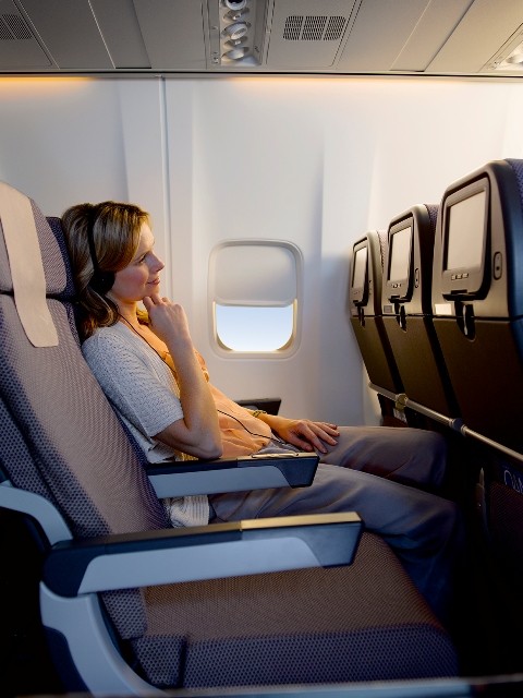 ...and where the company will book you. Qantas image