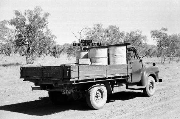 Bedford J series, NT reg 29-776 hard at work. Photo: Brian Manning collection