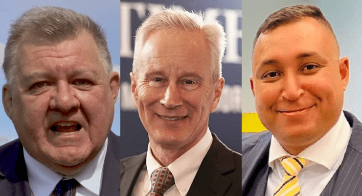 Craig Kelly, Peter McCullough and Ralph Babet (Images: YouTube/UAP/The Wellness Company/Facebook)