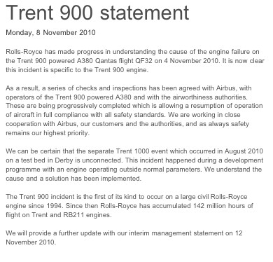 RR statement