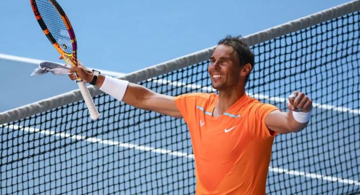 Rafael Nadal on day one of the 2023 Australian Open