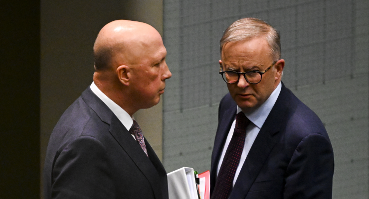 Opposition Leader Peter Dutton and Prime Minister Anthony Albanese