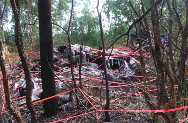 ATSB image of AirNorth crash site