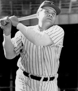 baberuth Babe Ruth: nothing like a hot dog at the baseball