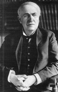 thomas_edison_picture Thomas Edison so-called "discoverer" of electricity, responsible for millions of deaths world-wide with his deadly source of energy.
