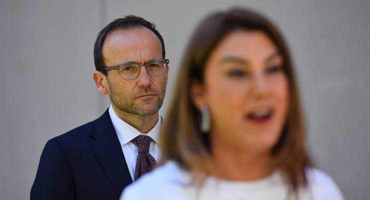 Greens Leader Adam Bandt and Senator Lidia Thorpe