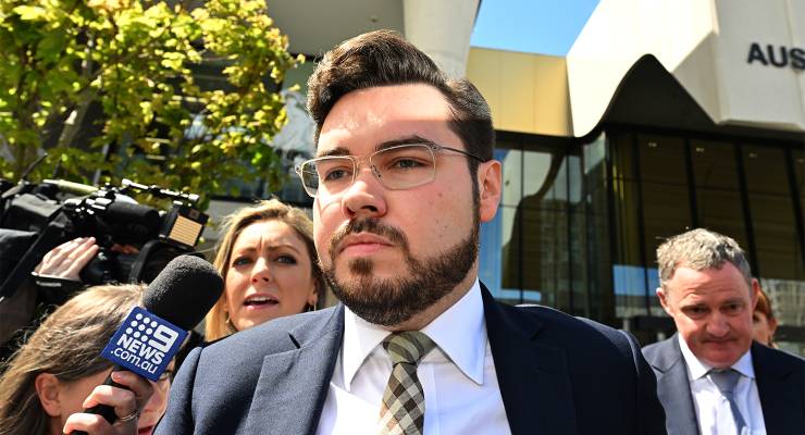 Former Liberal Party staffer Bruce Lehrmann (Image: AAP/Mick Tsikas)