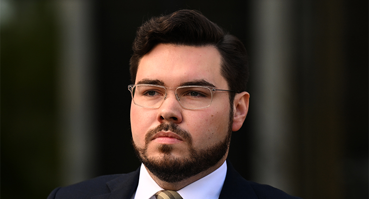 Former Liberal Party staffer Bruce Lehrmann (Image: AAP/Mick Tsikas)
