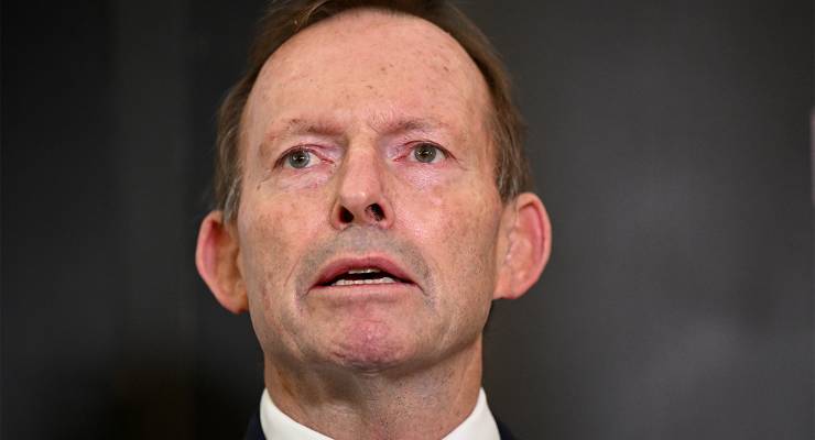 Former Australian prime minister Tony Abbott (Image: AAP/Dan Himbrechts)