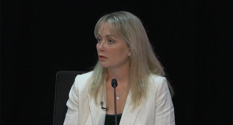 Rachelle Miller during the royal commission into robodebt (Image: AAP)