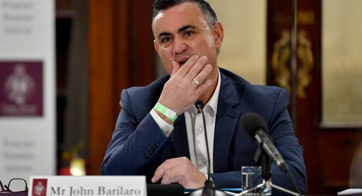 Former NSW deputy premier John Barilaro