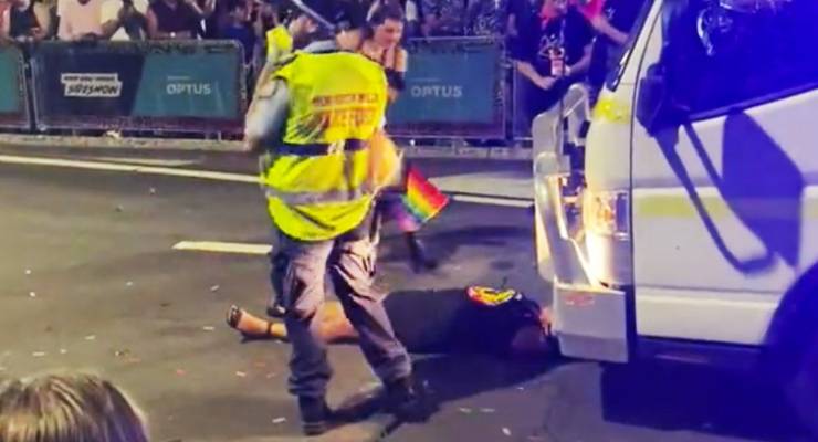 Lidia Thorpe's Mardi Gras protest