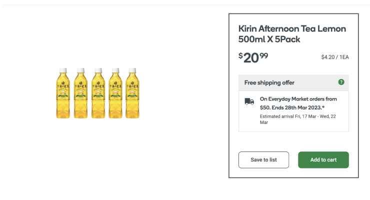 A Woolworths online product description that has been accused of being written by an AI model like ChatGPT (Image: Woolworths)