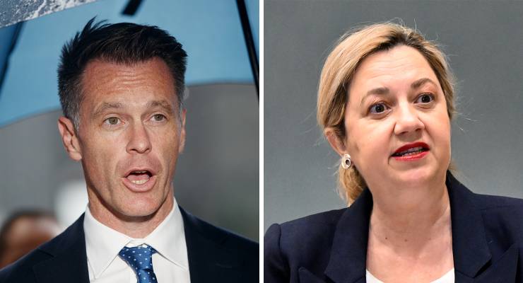 NSW Labor Leader Chris Minns and Queensland Premier Annastacia Palaszczuk