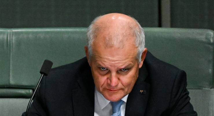 Former prime minister Scott Morrison (Image: AAP/Lukas Coch)