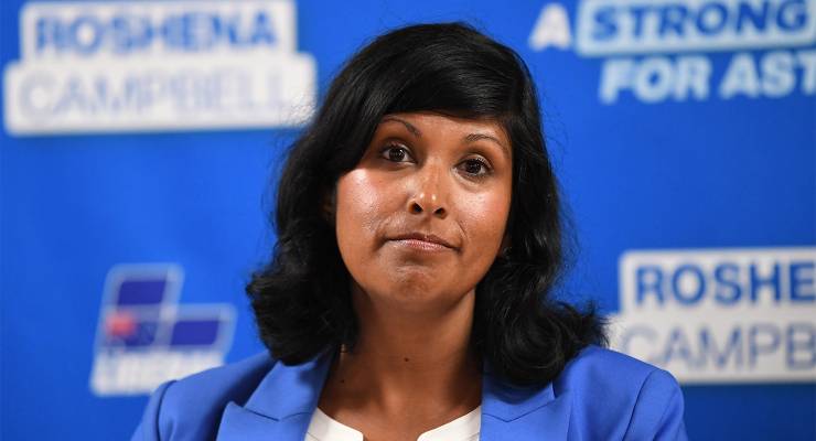 Liberal candidate for Aston Roshena Campbell (Image: AAP/Julian Smith)