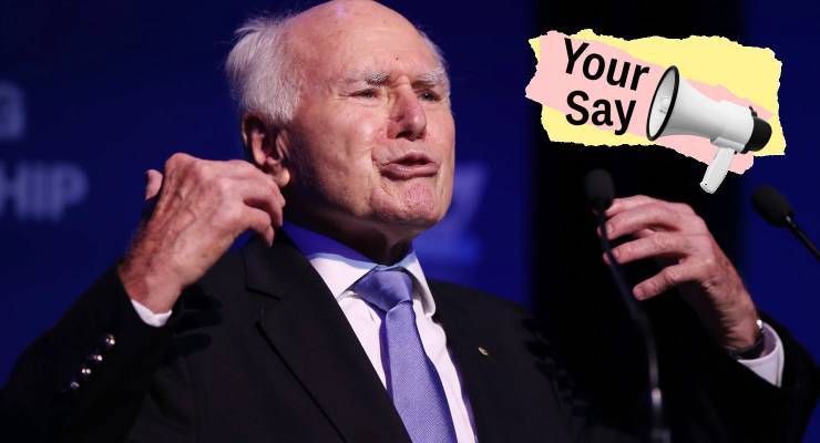 Former Liberal prime minister John Howard