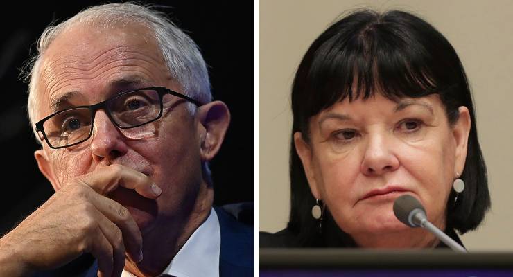 Malcolm Turnbull and Sharan Burrow (Images: AAP)
