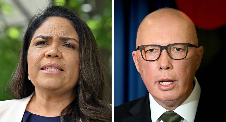 Jacinta Price and Peter Dutton