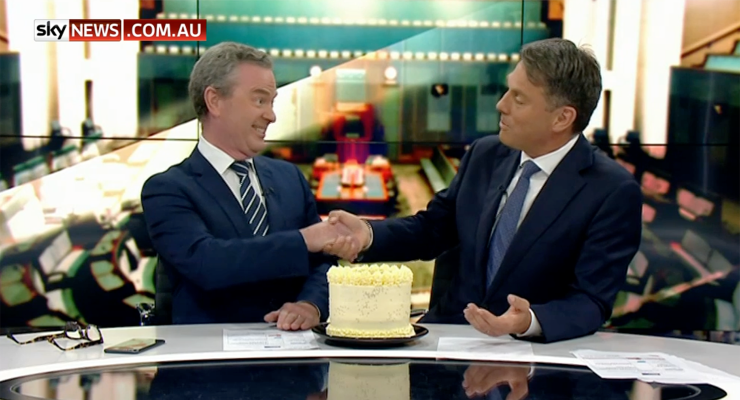 Christopher Pyne and Defence Minister Richard Marles