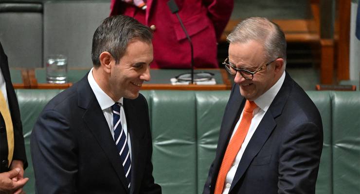 Treasurer Jim Chalmers and Prime Minister Anthony Albanese (Image: AAP/Mick Tsikas)
