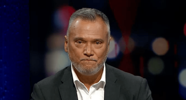 Stan Grant during his final Q+A episode (Image: ABC)