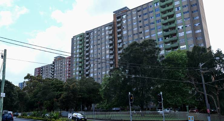 Social housing in Redfern, NSW (Image: AAP/Bianca De Marchi)
