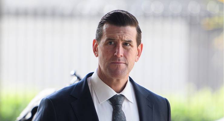 Ben Roberts-Smith, 2022 (Image: AAP/Dan Himbrechts)