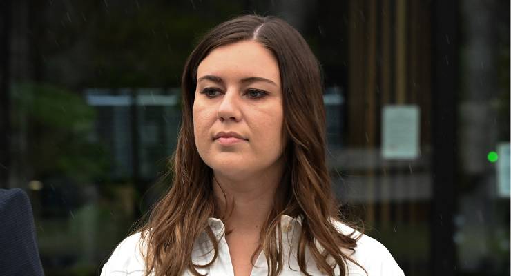Former Liberal Party staffer Brittany Higgins (Image: AAP/Mick Tsikas)