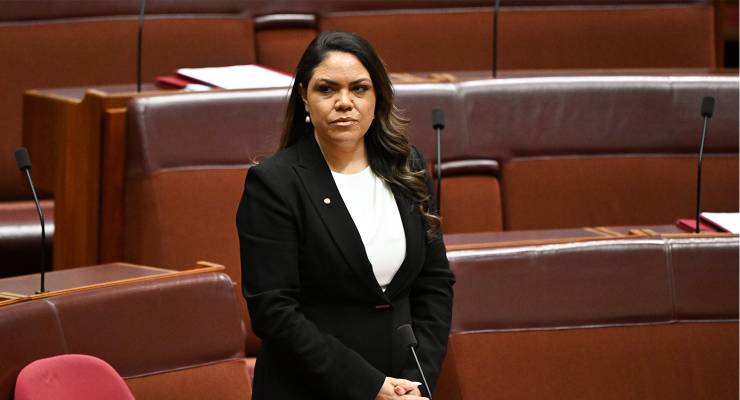 Country Liberal Party Senator Jacinta Nampijinpa Price (Image: AAP/Lukas Coch)
