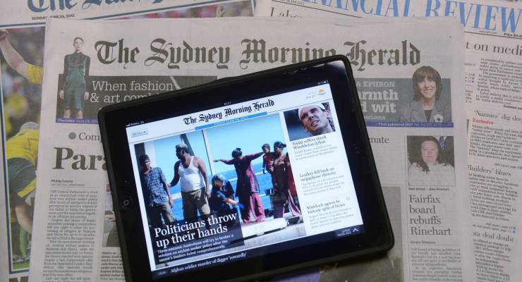 Digital and print news