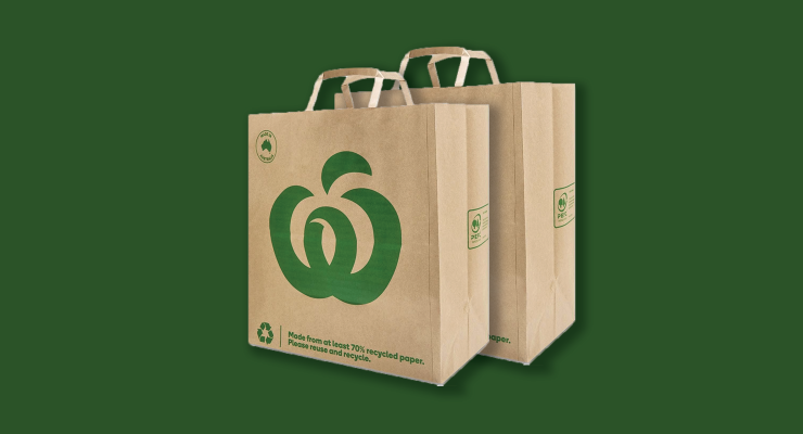 Woolworths' paper bags (Image: Private Media)