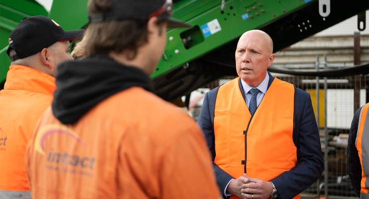 Opposition Leader Peter Dutton (Image: AAP/Morgan Sette)