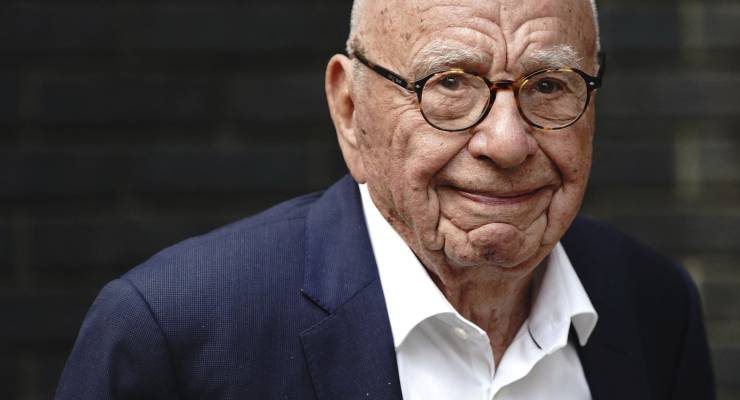 Rupert Murdoch in London on June 22 2023 (Image: PA via AP/Victoria Jones)