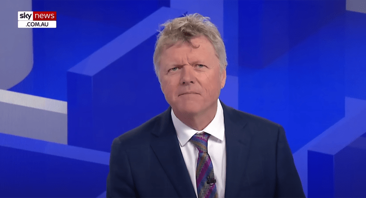 Rowan Dean, host of Sky News' Outsiders program (Image: Sky News/YouTube)