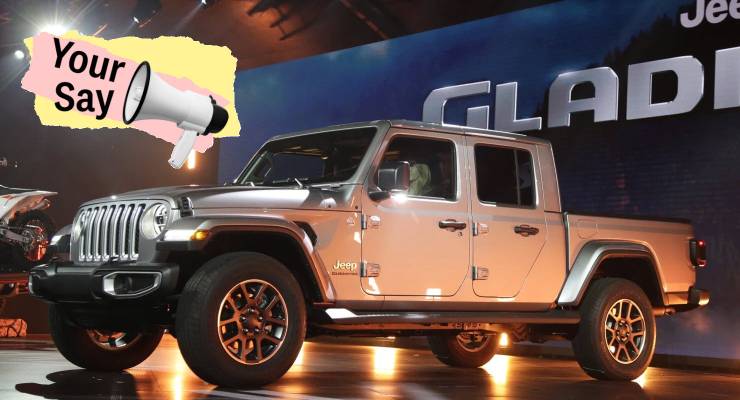 The Jeep Gladiator pick-up truck (Image: EPA/Private Media)