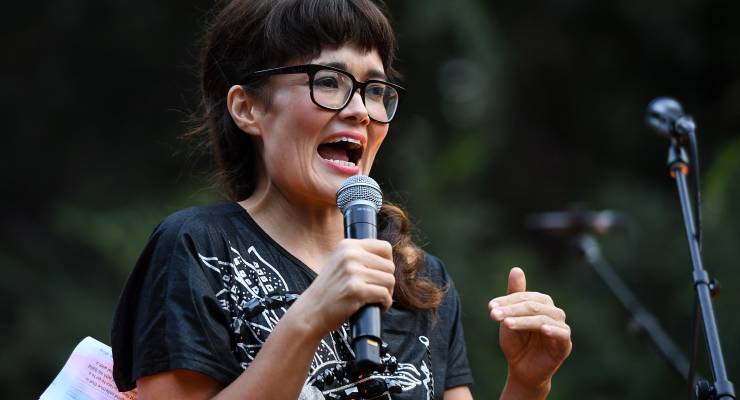 Feminist broadcaster and author Yumi Stynes (Image: AAP/Joel Carrett)