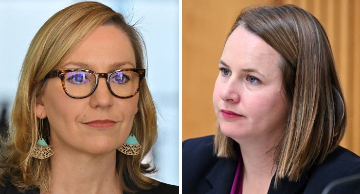 Senators Larissa Waters and Nita Green (Images: AAP)