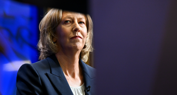 Woodside Energy CEO Meg O'Neill (Image: AAP/Lukas Coch)