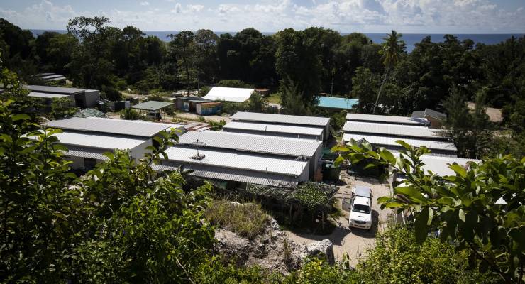 The Nibok refugee settlement on Nauru (Image: AP/ Jason Oxenham)