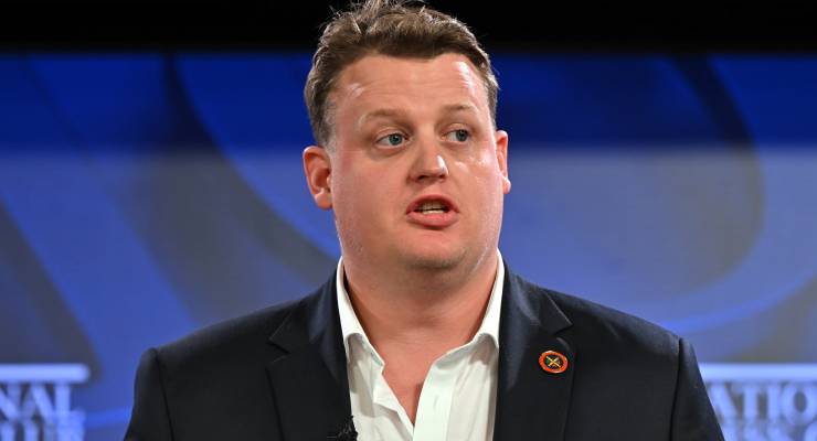 Zach Smith from the CFMEU, one of the fringe program speakers (Image: AAP/Mick Tsikas)