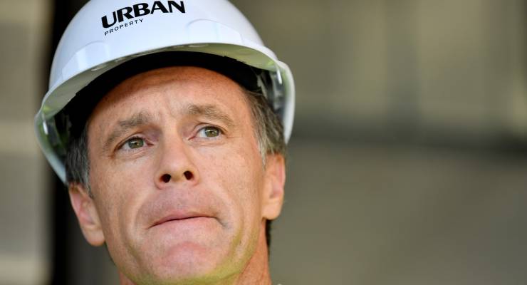 NSW Premier Chris Minns announces his budget's housing package today (Image: AAP/Bianca De Marchi)