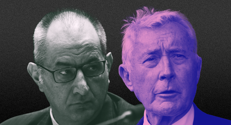 Mike Pezzullo and Bernard Collaery (Images: AAP/Private Media)