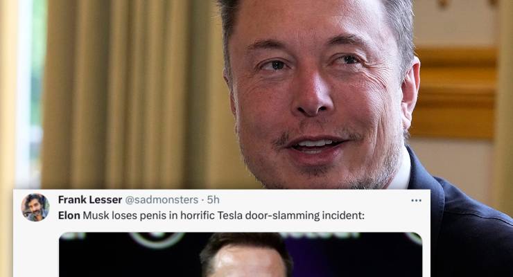 Elon Musk and a recent post on X (Images: X/AAP)
