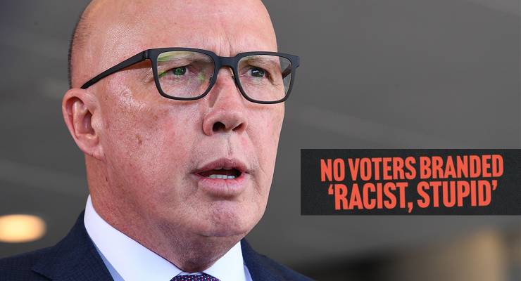 Peter Dutton and a headline run by the Australian