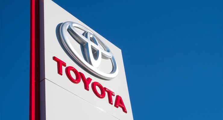 A Toyota dealership sign (Image: Adobe)