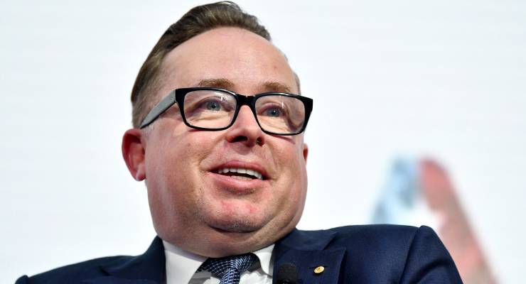 Former Qantas CEO Alan Joyce (Image: AAP/Bianca De Marchi)